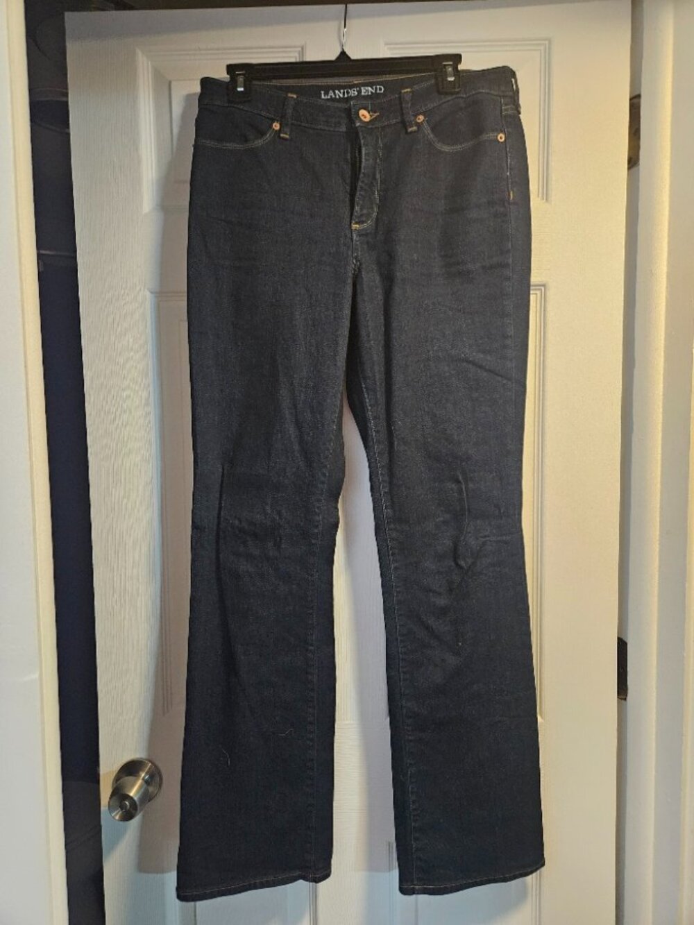 Lands End Dark Rinse Jeans